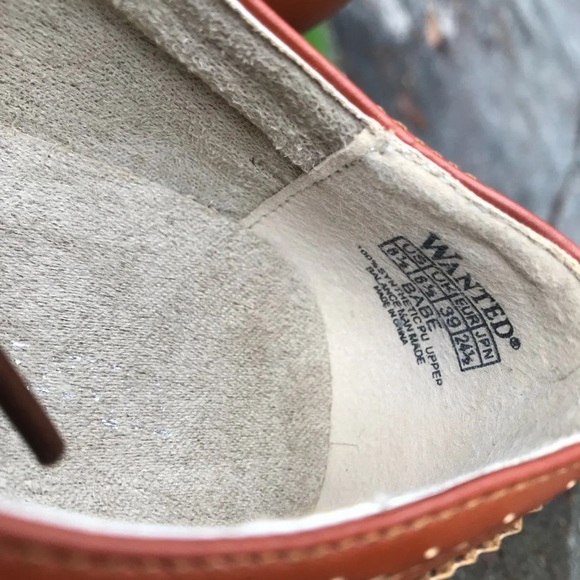 Men’s dress shoes 8 1/2 size -Brown by wanted - Picture 7 of 12